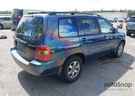 2006 Toyota Highlander V6 z USA, uszkodzony, nr VIN JTEGP21A760095481